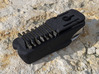 Holster for the Leatherman Wave, Closed Loop 3d printed Back side with bit holder and Molle clip