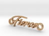 Fierce Pendant - Metal 3d printed 