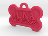 Dog Tag Luna 3d printed 