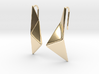 sWINGS Origami Earrings 3d printed 
