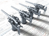 1/144 Vickers 3-pdr 1.85"/50 (47mm) x4 3d printed 1/144 Vickers 3-pdr 1.85"/50 (47mm) x4