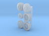 1/25 Generic Pulleys 3d printed 