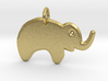 Minimalist Elephant Pendant 3d printed 