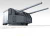 1/96 4.7"/50 (12 cm) QF MKXI L & M Class Gun x1 3d printed 3d render showing product detail
