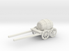 S Scale Barrel Wagon 3d printed This is a render not a picture