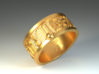 Zodiac Sign Ring Cancer / 22mm 3d printed 