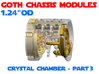 GCM124-CC-01-3 - Crystal Chamber Part3 - Brass2 3d printed 