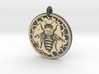 Honey Bee Animal Totem Pendant 3d printed 