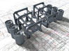 1/192 Royal Navy Small Depth Charge Racks x2 3d printed 3D render showing product detail