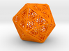 Icosahedron Unique Tessallation 3d printed 