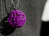 Caged sphere pendant 3d printed 
