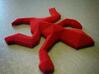 Low Poly Escher Lizard 3d printed Shown here in Red Strong & Flexible