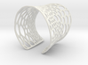 Voronoi bracelet #2 (LARGE) 3d printed 
