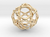 Icosidodecahedron Twisted members  3d printed 