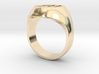 Initial Ring "M" 3d printed 