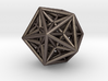 Icosahedron & Dodecahedron Struts Connected 3d printed 