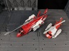 TF Combiner Wars Blades Helicopter Cannons 3d printed Compared to the G1