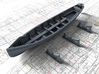 1/96 Scale Royal Navy 30ft Gig x1 3d printed 3d render showing separate Mounts
