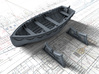 1/96 Flowers Class 14ft 6" Drifter Type Dinghy x2 3d printed 3d render showing separate Mounts
