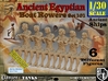 1/30 Ancient Egyptian Boat Rowers Set101 3d printed 