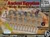 1/35 Ancient Egyptian Boat Rowers Set101 3d printed 