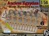 1/56 Ancient Egyptian Boat Rowers Set101 3d printed 