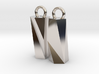 Scutoid Earrings - Mathematical Jewelry 3d printed 