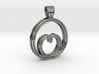 Egg of love [pendant] 3d printed 