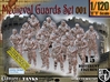 1/120 Medieval Guards Set001 3d printed 