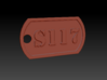 'S117' Master Chief Halo Themed Dog Tag 3d printed 