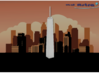 One World Trade Center - New York (1:4000) 3d printed 