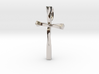 Twist Cross Pendant - Christian Jewelry 3d printed 