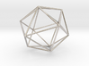 Isohedron small 3d printed 