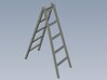 1/24 scale wooden foldable ladder x 1 3d printed 