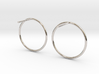 Billabong Circle Earrings 3d printed 