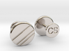 Personalized Stud/Button cufflinks 3d printed 