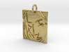 Mother Mary Abstract Pendant 3d printed 