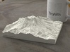 6'' Mt. Rainier, Washington, USA, Sandstone 3d printed 