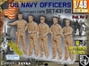 1/48 USN Officers Set431-02 3d printed 