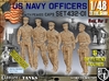 1/48 USN Officers Set432-01 3d printed 