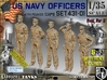 1/35 USN Officers Set431-01 3d printed 