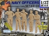 1/32 USN Officers Set431-03 3d printed 