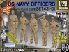 1/20 USN Officers Set431-01 3d printed 