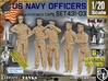 1/20 USN Officers Set431-03 3d printed 
