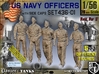 1/56 USN Officers Set436-01 3d printed 