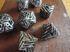 Helix Dice Set with Decader 3d printed 