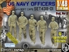 1/48 USN Officers Set438-01 3d printed 