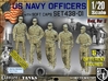 1/20 USN Officers Set438-01 3d printed 