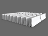H0 / HO Scale - Barrier - Concrete / Jersey Type - 3d printed Keyshot Render