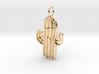 Funny Cactus Pendant (Charm Bracelet, Keychain) 3d printed 